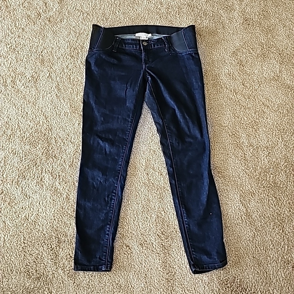 Isabel Maternity Denim Jegging Size 4 Under Belly